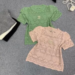 CHANEL Squiggle Print Top