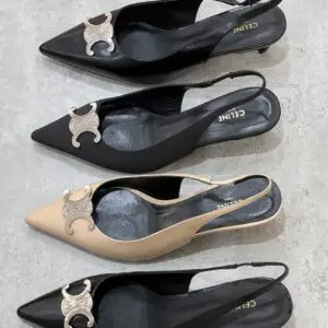CELINE Alma Triomphe Slingback Heel