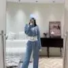 FENDI White Silk Satin Jumpsuit