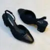 CHANEL Two-Tone Slingback Heels