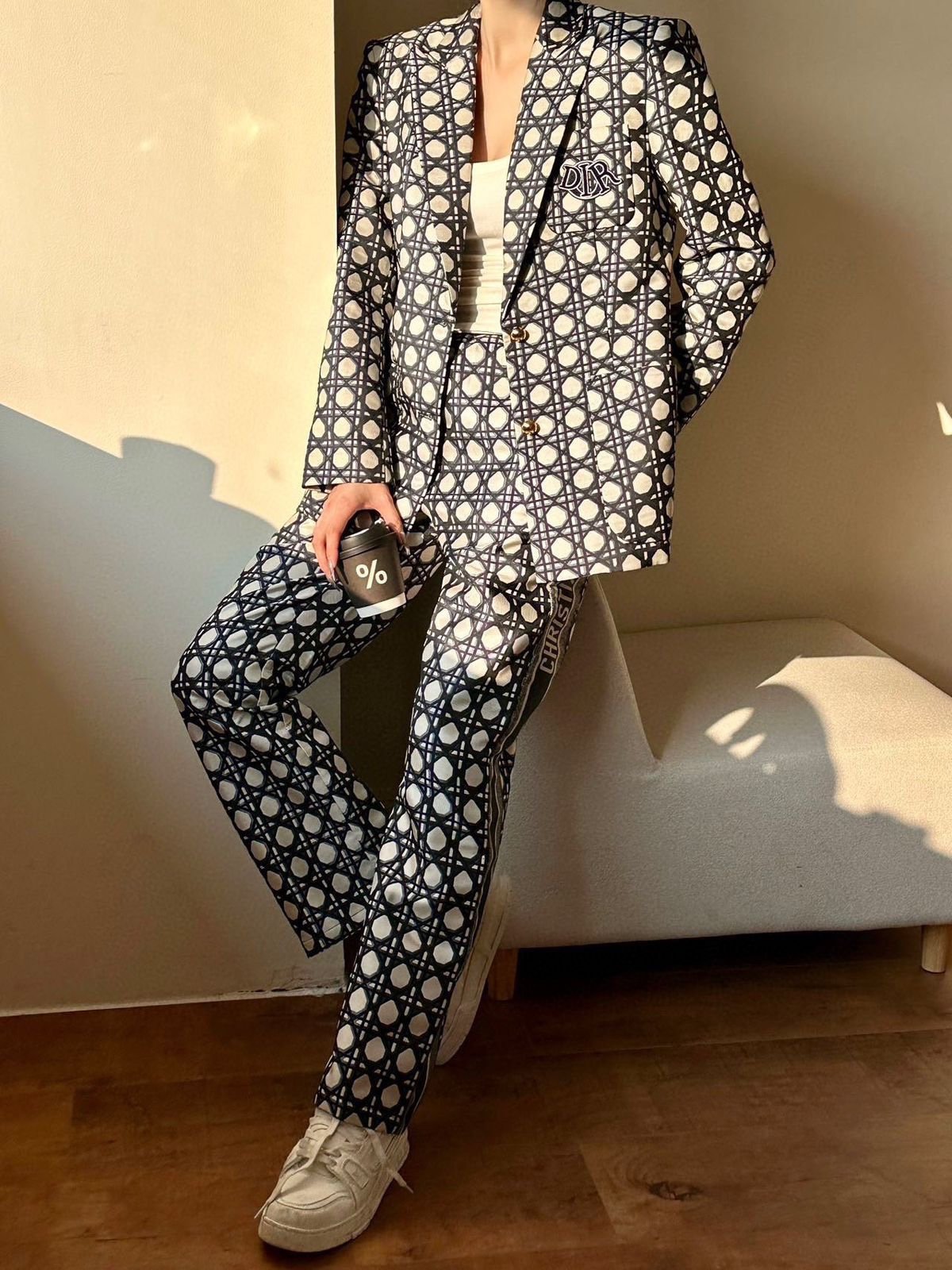 DIOR Pretzel Printed Co-Ord Set DIOR Pretzel Printed Co-Ord Set