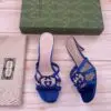 GUCCI Beige Interlocking GG Kitten Heel