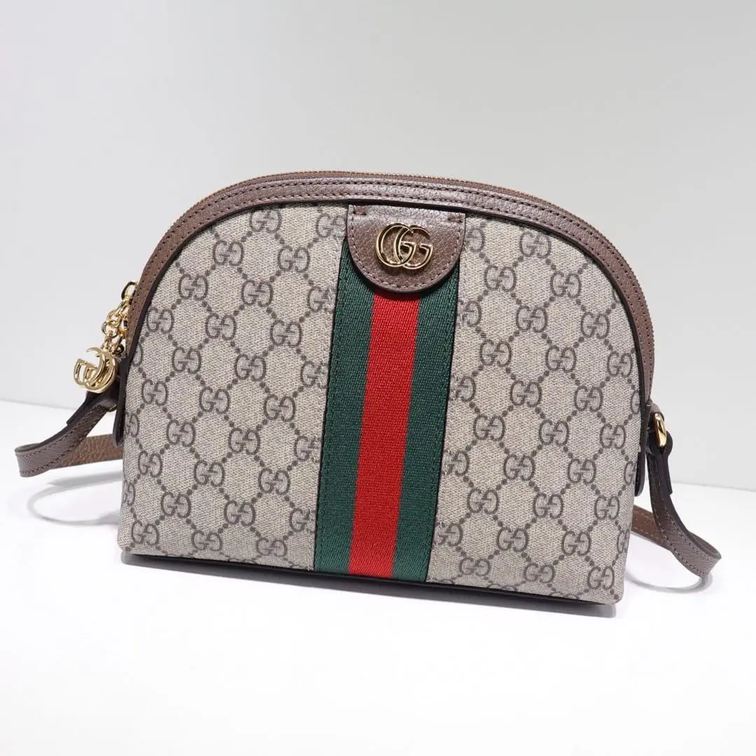 GUCCI Ophidia GG Supreme Dome Shoulder Bag GUCCI Ophidia GG Supreme Dome Shoulder Bag