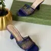 GUCCI GG Marmont Matelassé Leather Sandals