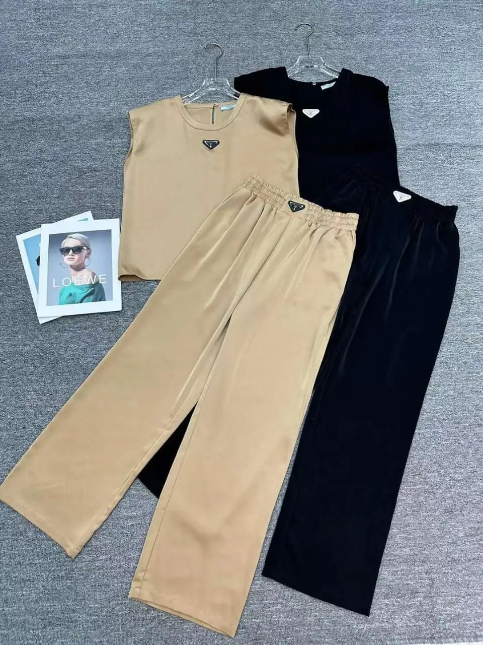 PRADA Cropped Top & Pants Set PRADA Cropped Top & Pants Set