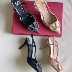 VALENTINO Elegant Pointed Toe Stiletto Heels