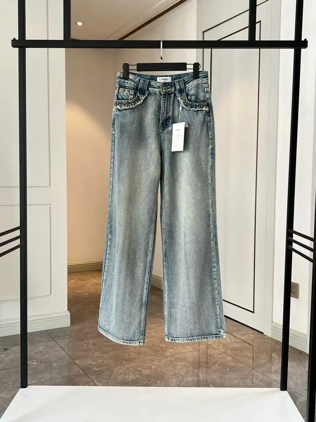 CHANEL Denim Skater Jeans CHANEL Denim Skater Jeans