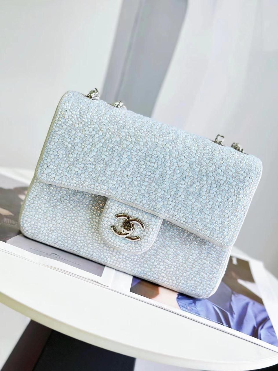 CHANEL Embellished Pearl Crossbody Bag CHANEL Embellished Pearl Crossbody Bag