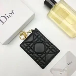 Mini Lady Dior Flap Card Holder
