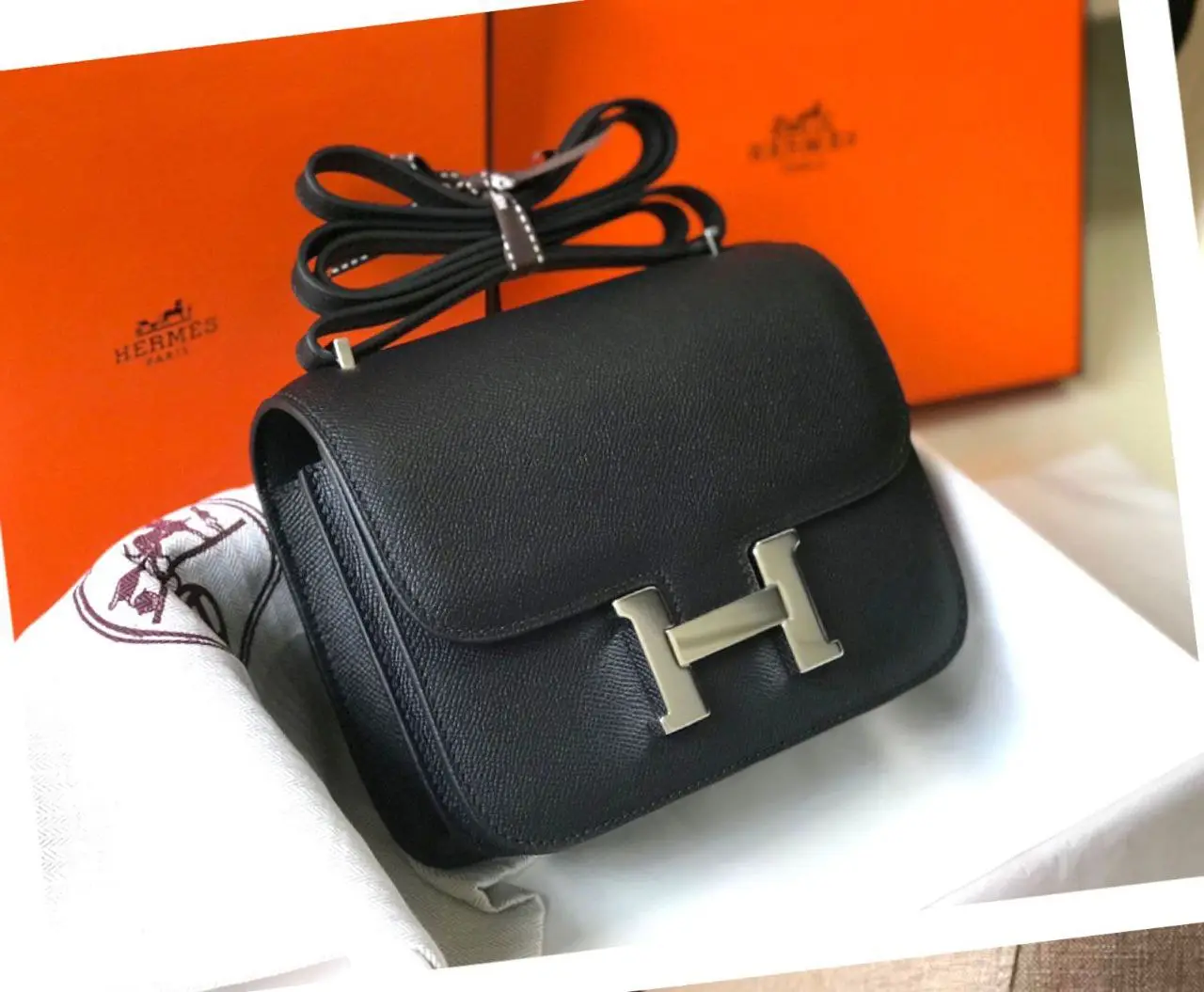 HERMES Evercalf Constance Bag HERMES Evercalf Constance Bag
