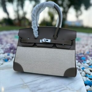 Hermes Fred Canvas Shoulder Bag