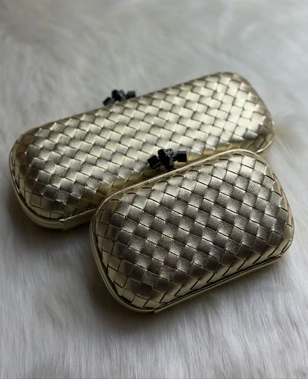 Bottega Veneta Pochette Knot Alligator Clutch Bottega Veneta Pochette Knot Alligator Clutch