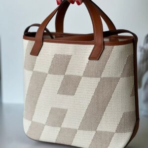 Hermès Braune Cabas Tote