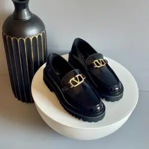 VALENTINO Signature Leather Loafer
