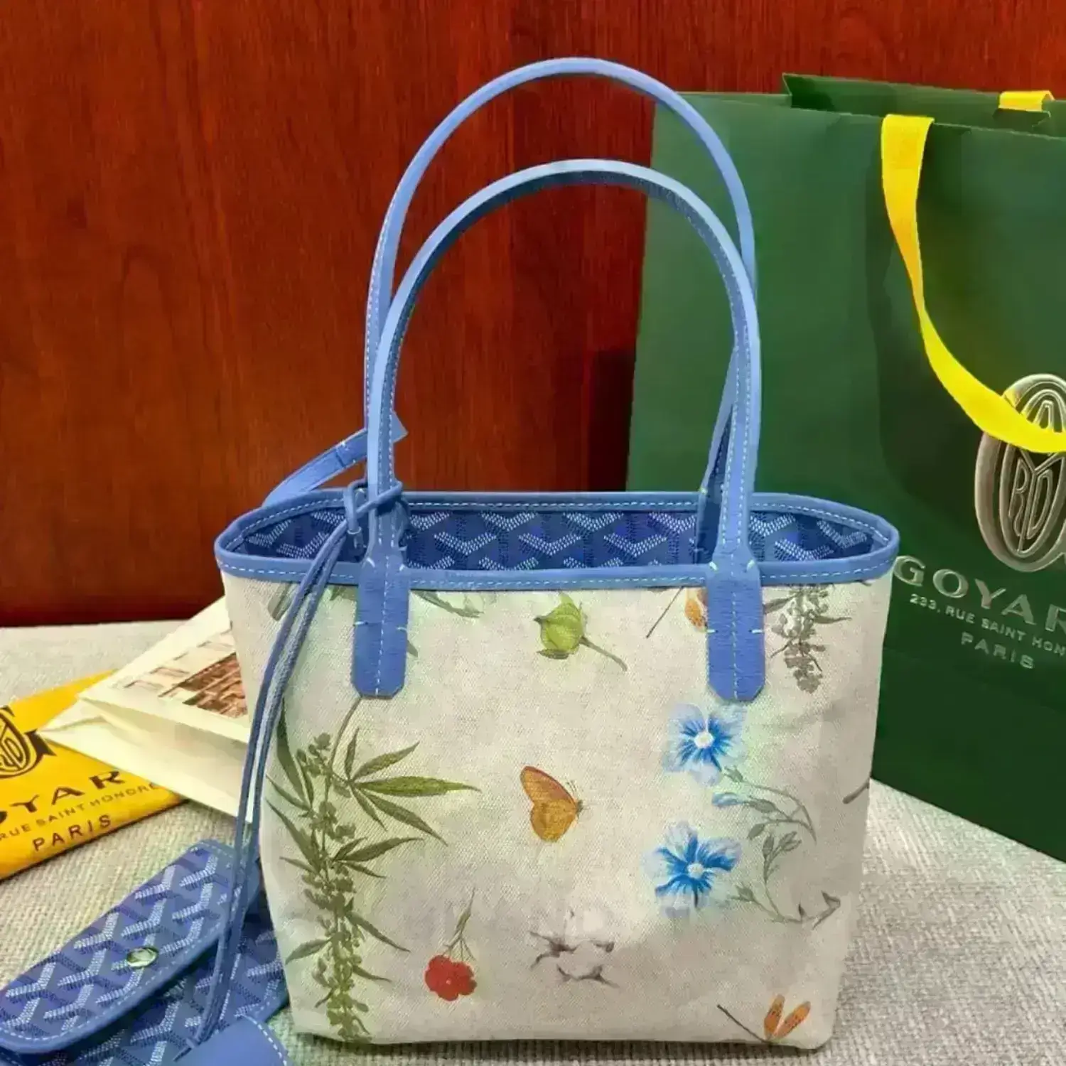 GOYARD Hindmarch Satin Tote GOYARD Hindmarch Satin Tote