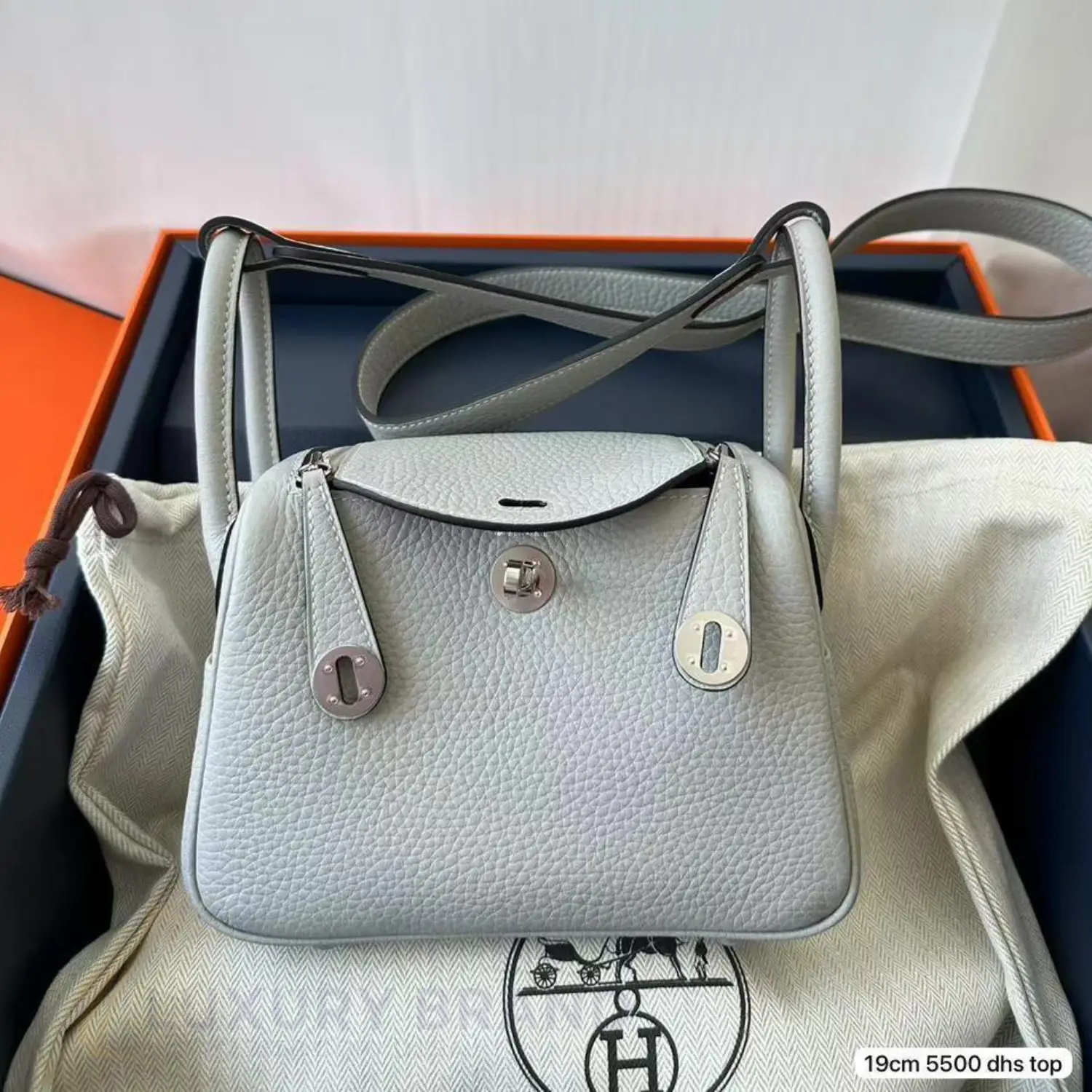 HERMES Leather Crossbody Bag HERMES Leather Crossbody Bag