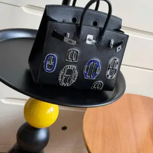 HERMÈS Faubourg Embroidered Togo Bag