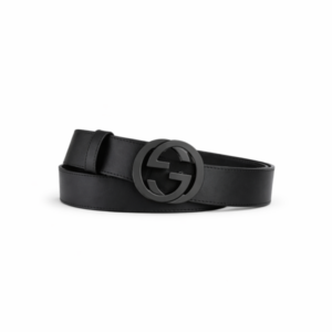 Gucci Interlocking GG Leather Belt