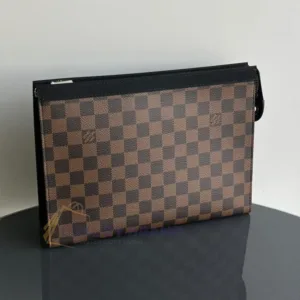 LOUIS VUITTON Pochette Voyage MM Monogram Eclipse | Zip Pouch Clutch