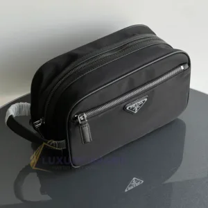 PRADA Re-Nylon & Saffiano Leather Travel Pouch | Super Master Quality | Luxury Organizer